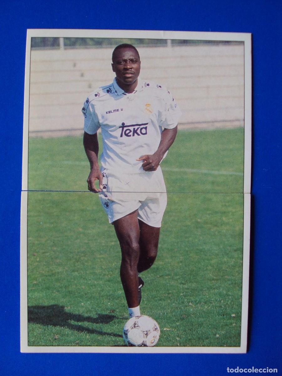 Figurine di Calcio: CROMOS N&ordm; 221 222 FREDDY RINC&Oacute;N &Aacute;LBUM COLECCI&Oacute;N REAL MADRID 95 96 1995 1996 PANINI NUNCA PEGADO