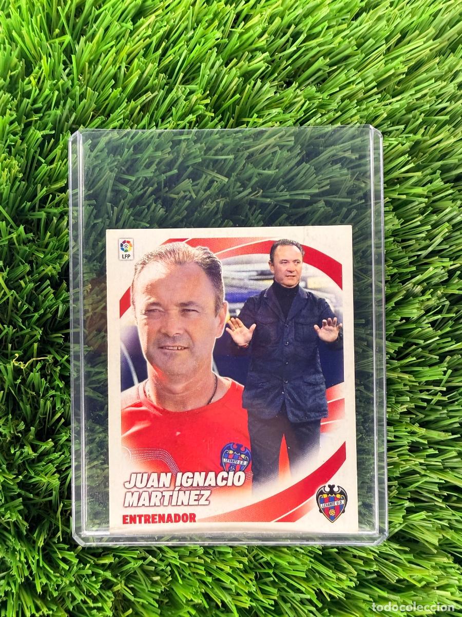 Cromos de f&uacute;tbol: Juan Ignacio Mart&iacute;nez Entrenador Levante UD Liga Este 12 13