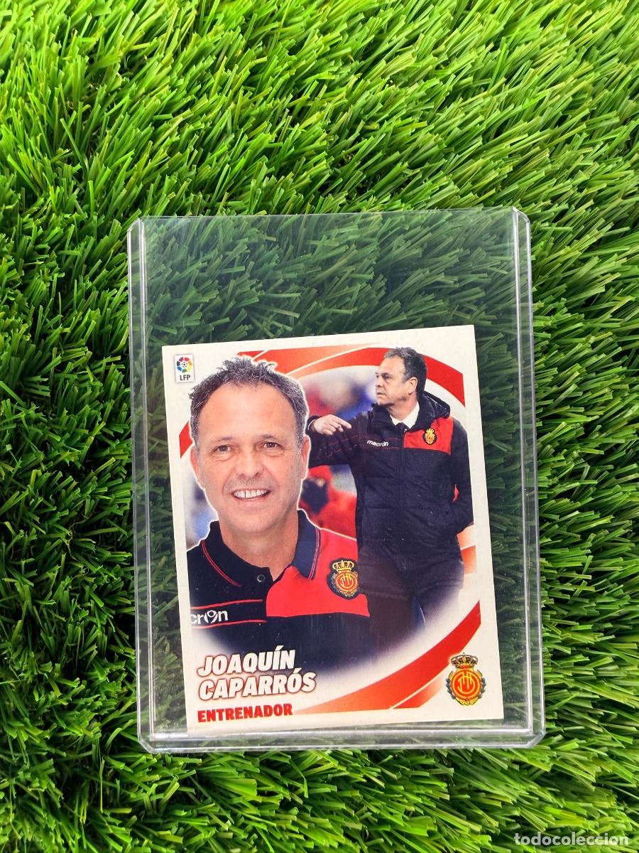 Cromos de f&uacute;tbol: Joaqu&iacute;n Caparr&oacute;s Entrenador RCD Mallorca Liga Este 12 13