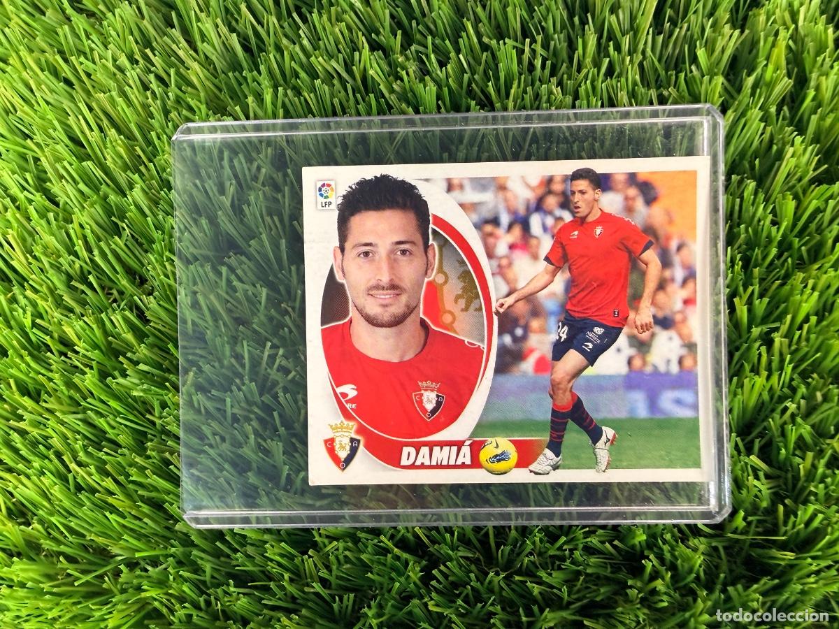 Cromos de f&uacute;tbol: N&ordm; 4A Dami&aacute; CA Osasuna Liga Este 12 13
