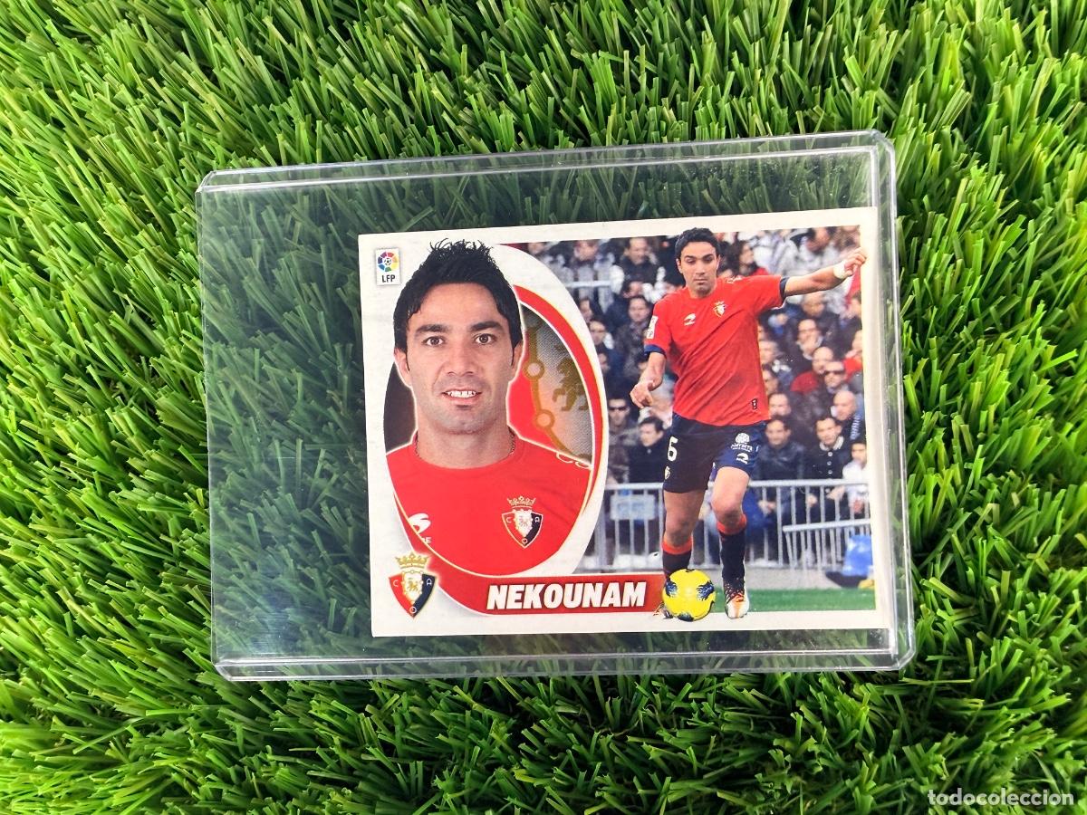 Cromos de f&uacute;tbol: N&ordm; 9 Nekounam CA Osasuna Liga Este 12 13