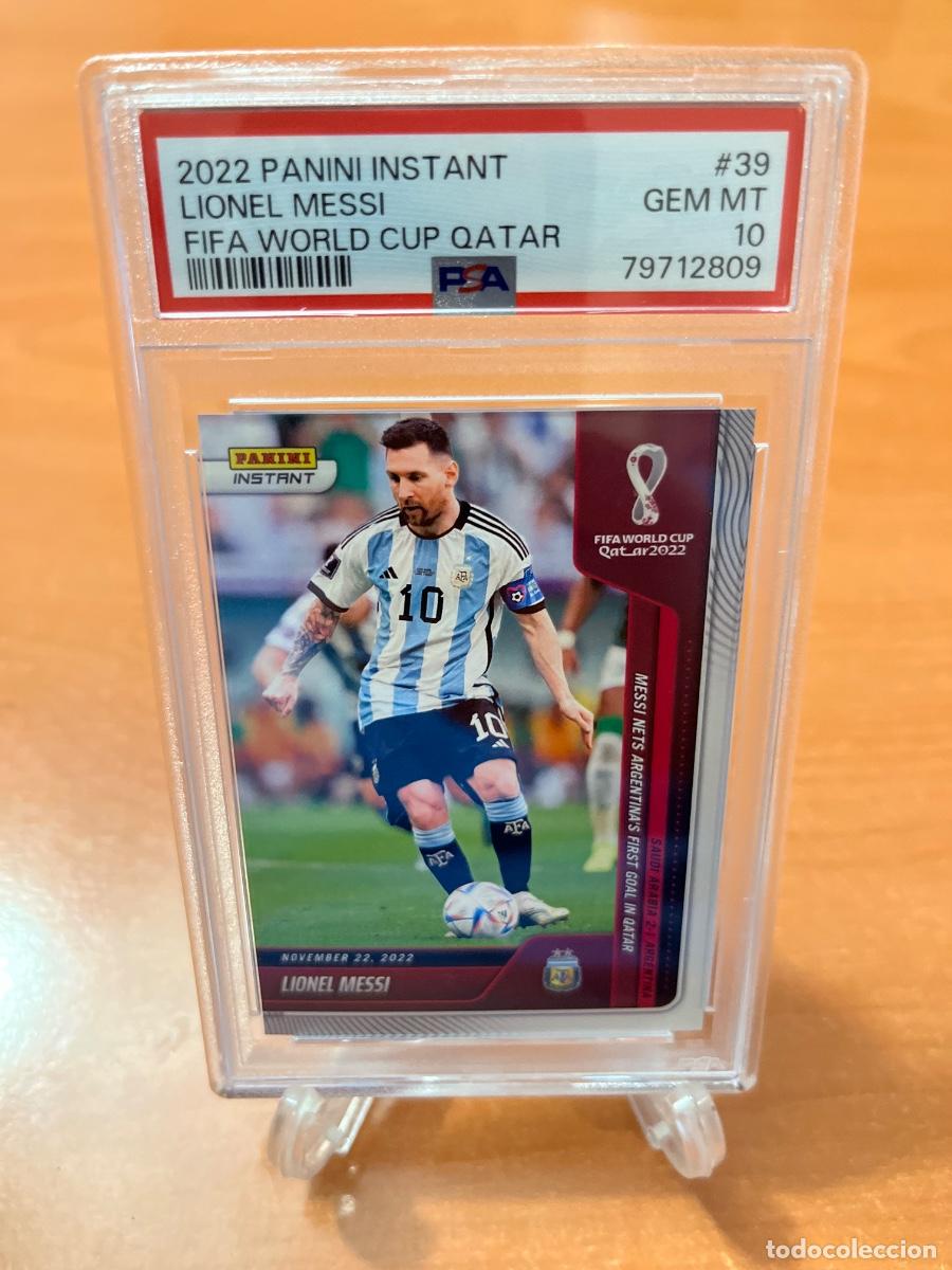 Fu&szlig;ball-Sticker: Lionel Messi 2022 Panini Instant #39.PSA 10