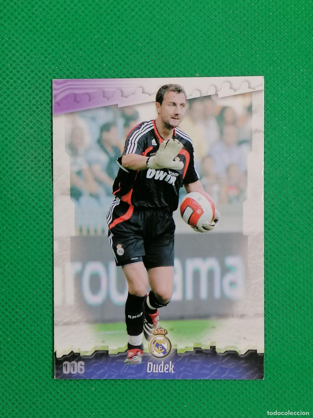 Cartes &agrave; collectionner de Football: 006 DUDEK REAL MADRID ⚽ MUNDICROMO LAS FICHAS DE LA LIGA 08 09 2008 2009 ⚽