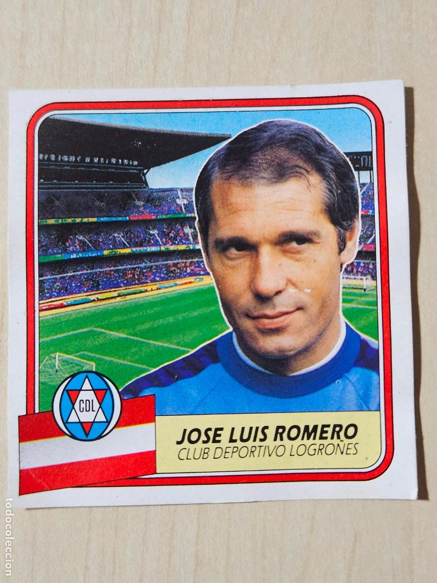 Figurine di Calcio: ESTE 89 90 JOSE LUIS ROMERO - LOGRO&Ntilde;ES - CROMO RECUPERADO