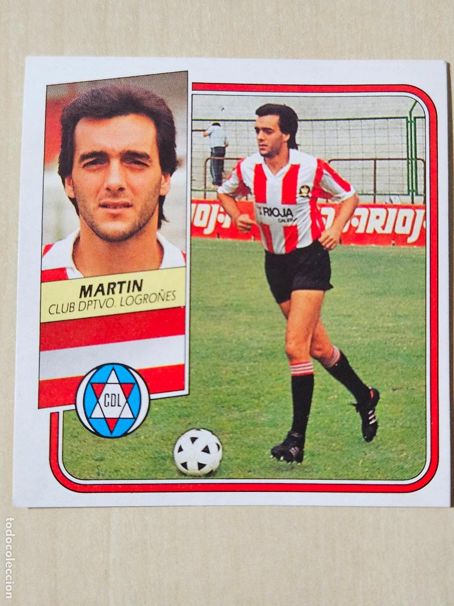 Figurine di Calcio: ESTE 89 90 MARTIN - LOGRO&Ntilde;ES - CROMO RECUPERADO