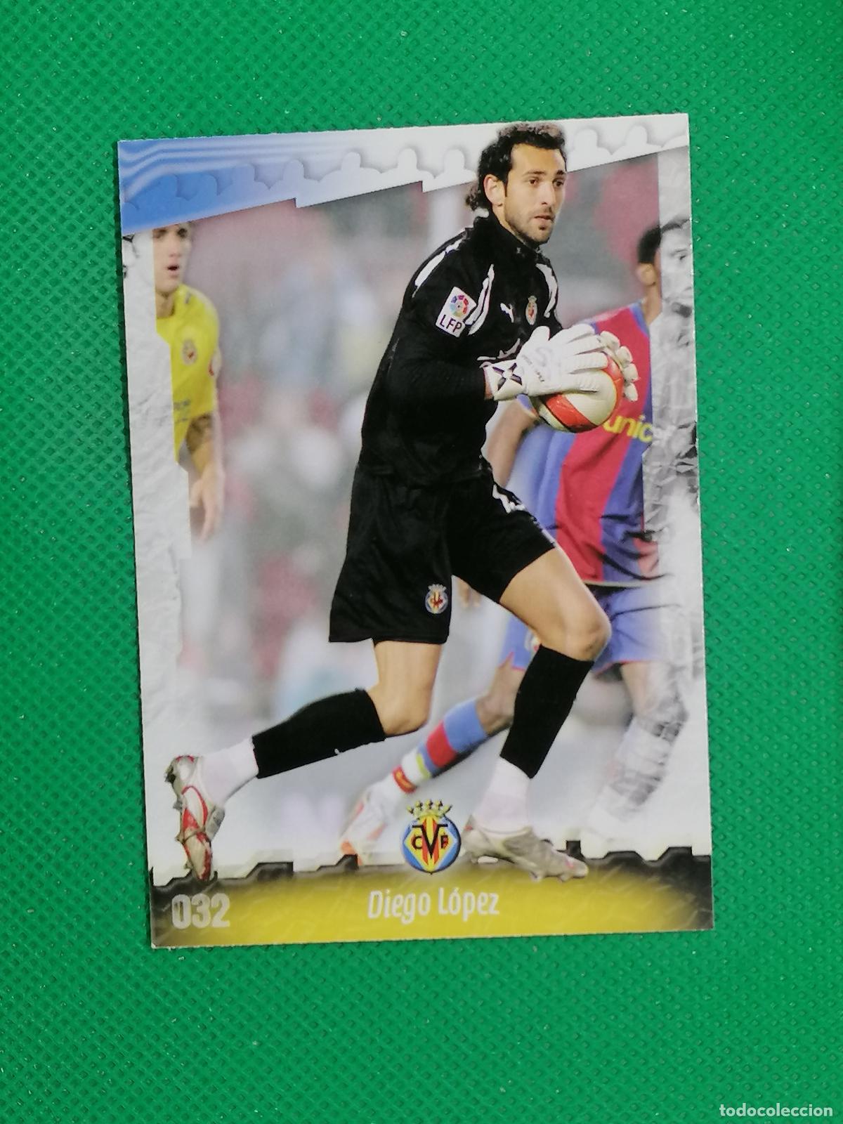 Cromos de Futebol: 032 DIEGO LOPEZ VILLARREAL ⚽ MUNDICROMO LAS FICHAS DE LA LIGA 08 09 2008 2009 ⚽