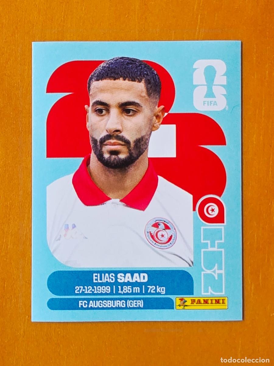 Cartes &agrave; collectionner de Football: TUN 16 Elias Saad, T&uacute;nez, Panini FIFA World Cup Mundial 2026 Sticker