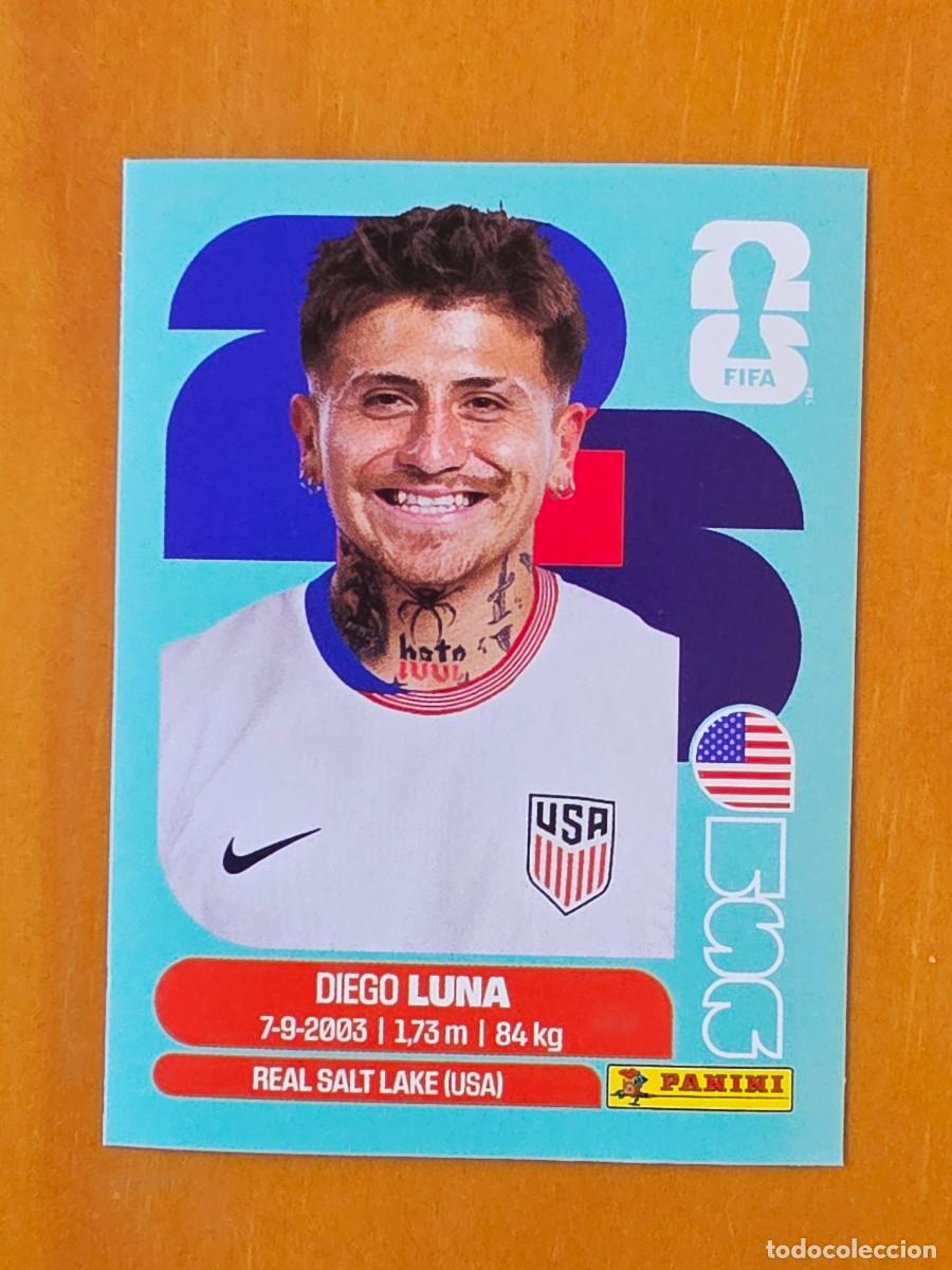 Cartes &agrave; collectionner de Football: USA 14 Diego Luna, Estados Unidos, Panini FIFA World Cup Mundial 2026 Sticker