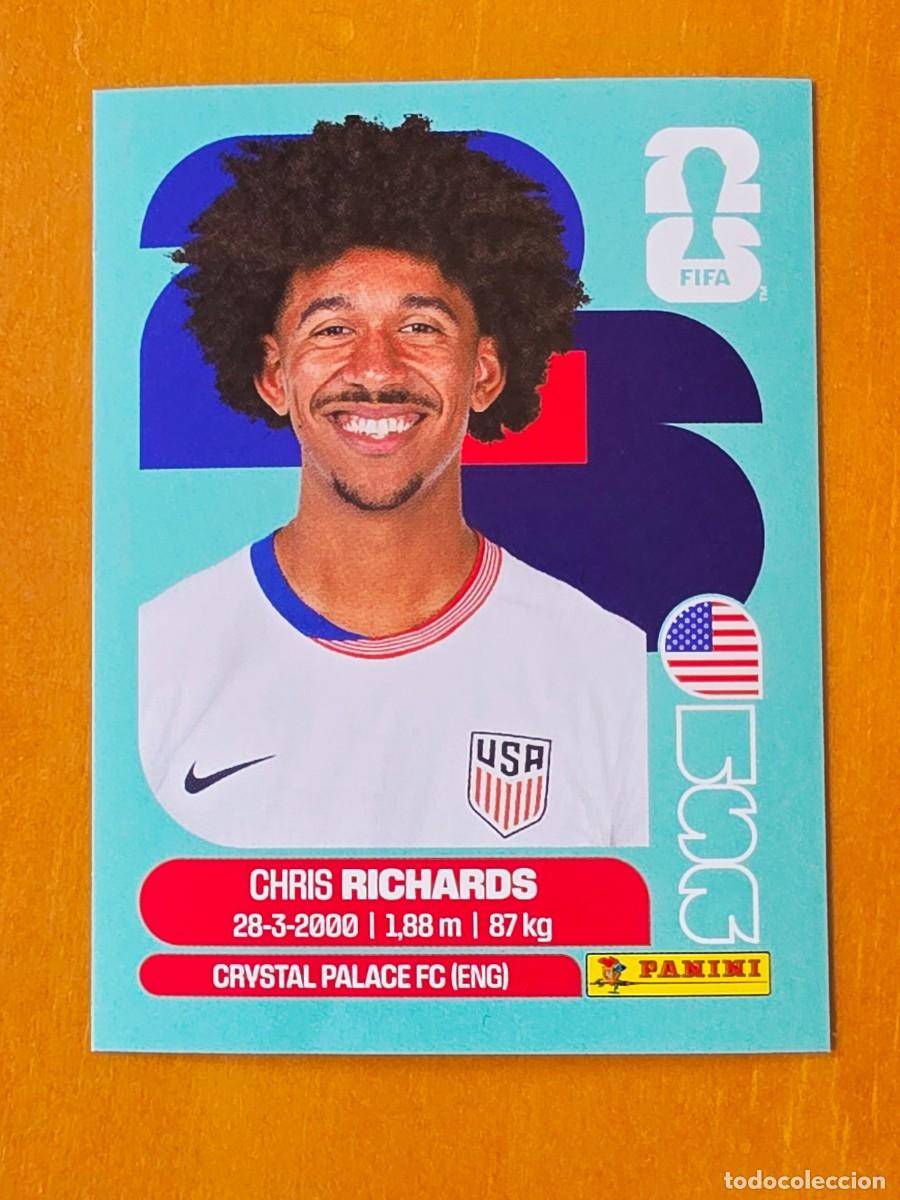 Cromos de f&uacute;tbol: USA 3 Chris Richards, Estados Unidos, Panini FIFA World Cup Mundial 2026 Sticker