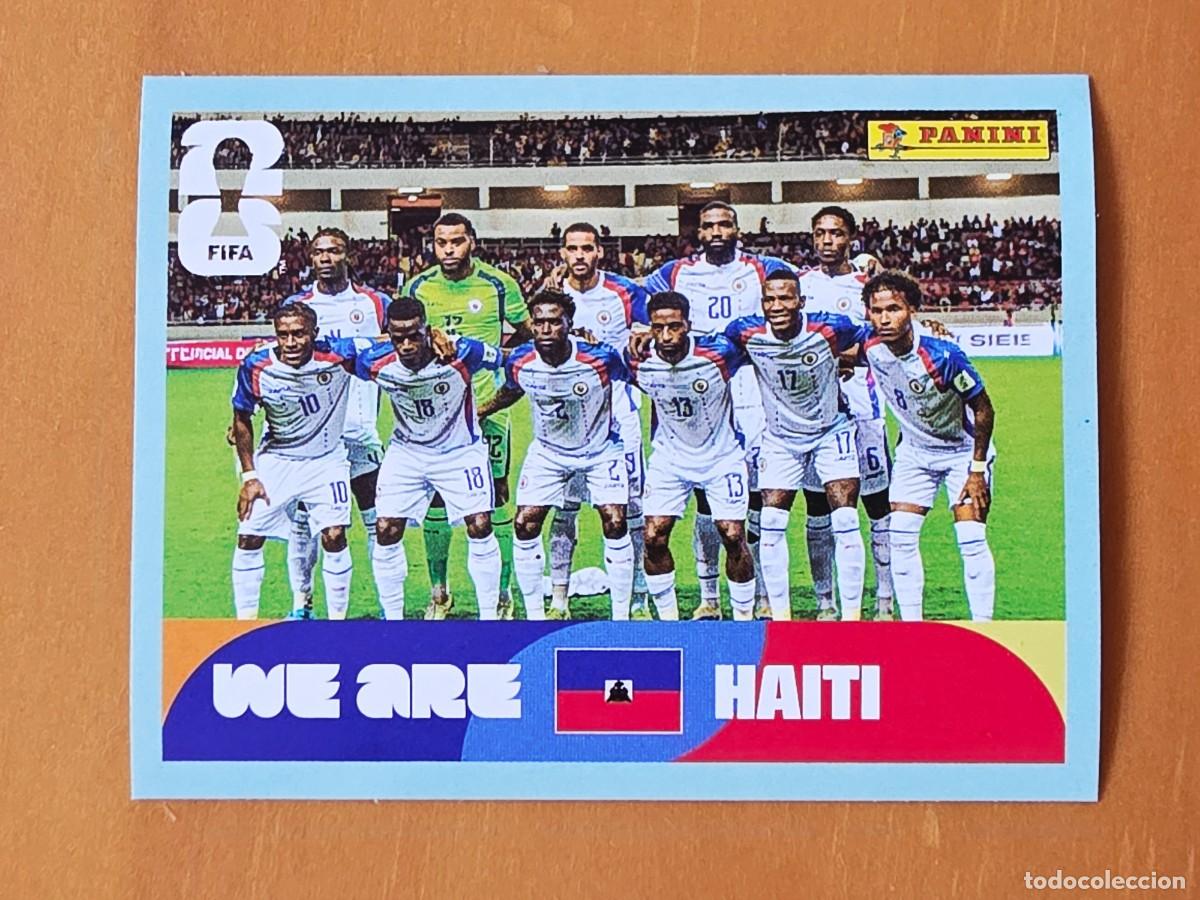 Cromos de f&uacute;tbol: HAI 13 Alineaci&oacute;n equipo plantilla, Hait&iacute;, Panini FIFA World Cup Mundial 2026 Sticker