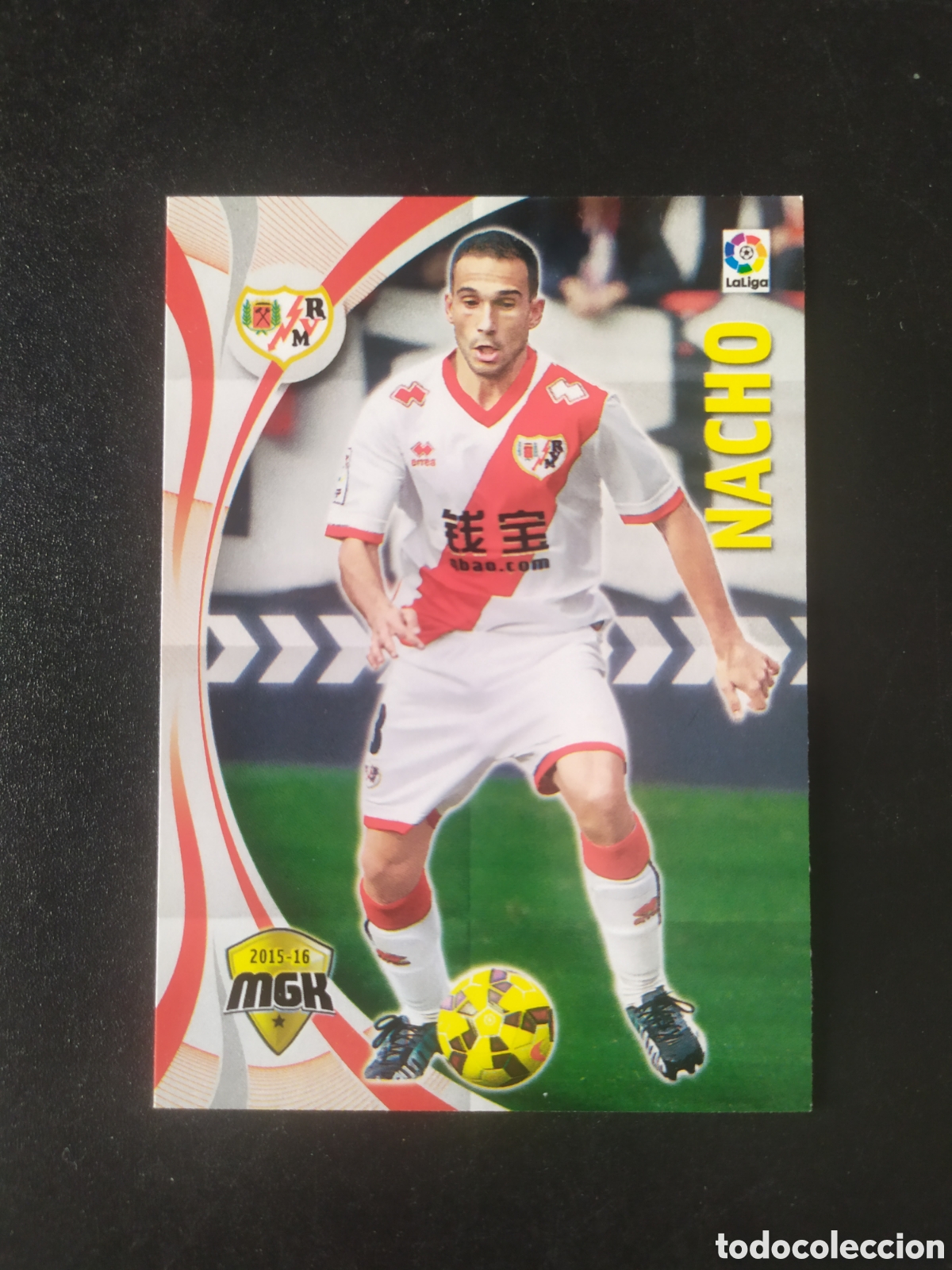 Cromos de f&uacute;tbol: Megacracks 2015 2016 15 16 panini Nacho n&ordm; 388 Rayo Vallecano