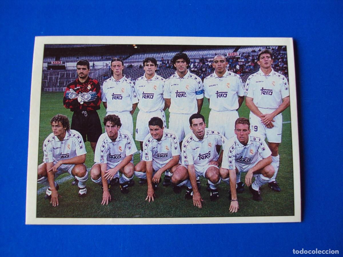 Cromos de f&uacute;tbol: CROMO N&ordm; 250 REAL MADRID B CASTILLA &Aacute;LBUM COLECCI&Oacute;N REAL MADRID 95 96 1995 1996 PANINI NUNCA PEGADO