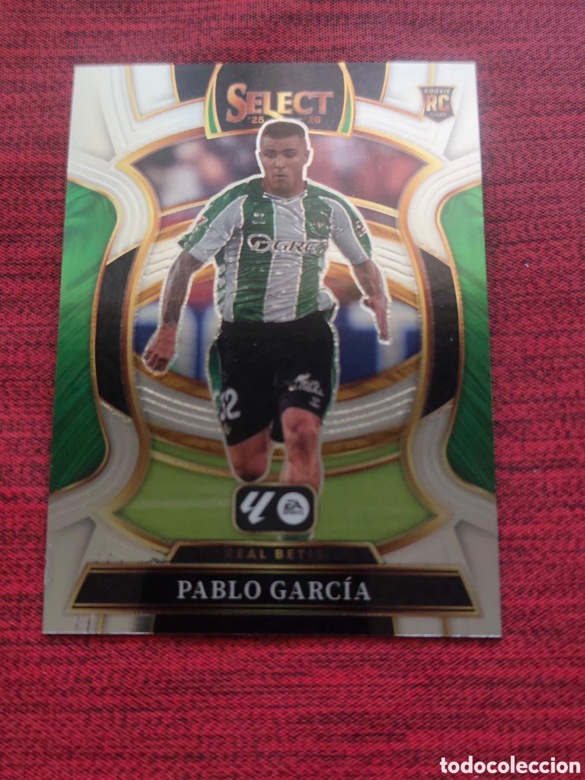 Cromos de f&uacute;tbol: 28 PABLO GARC&Iacute;A REAL BETIS TERRACE SELECT LA LIGA SOCCER 2025 2026