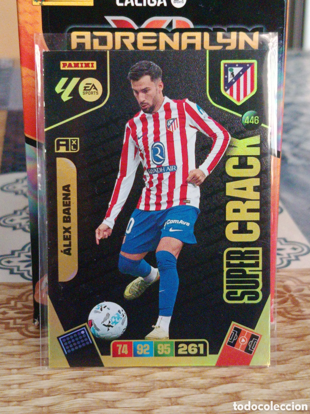 Cromos de Futebol: ALEX BAENA ATLETICO DE MADRID SUPER CRACK N&ordm; 446 LIGA ADRENALYN 25 26 2025 2026 PANINI