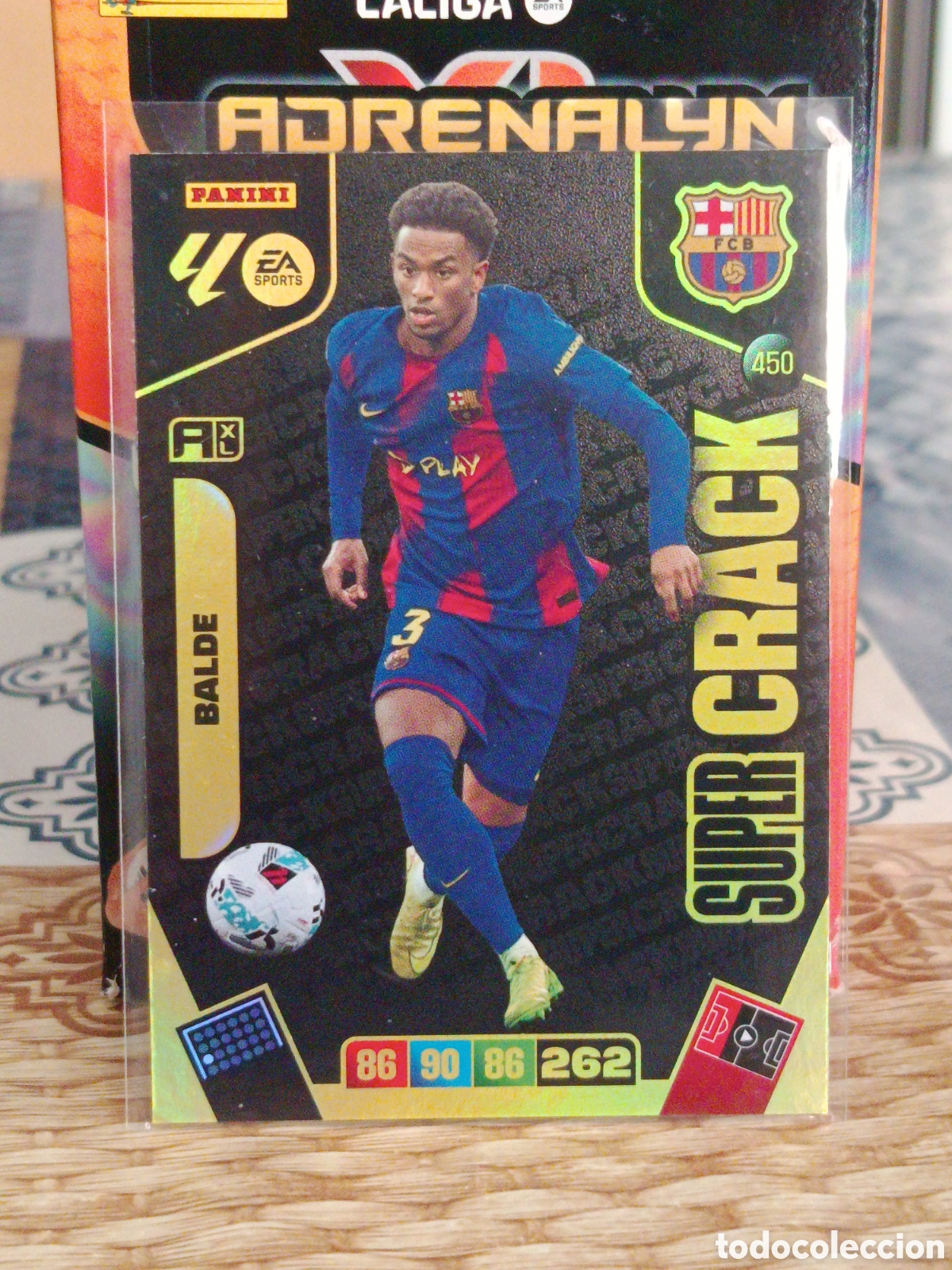 Cromos de Futebol: BALDE FC BARCELONA BAR&Ccedil;A SUPER CRACK N&ordm; 450 LIGA ADRENALYN 25 26 2025 2026 PANINI