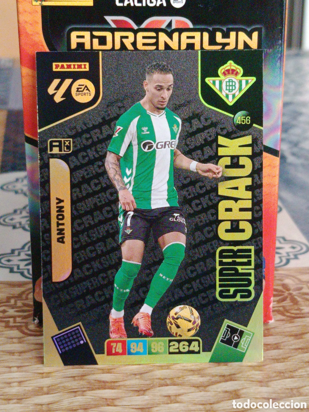 Figurine di Calcio: ANTONY BETIS SUPER CRACK N&ordm; 456 LIGA ADRENALYN 25 26 2025 2026 PANINI
