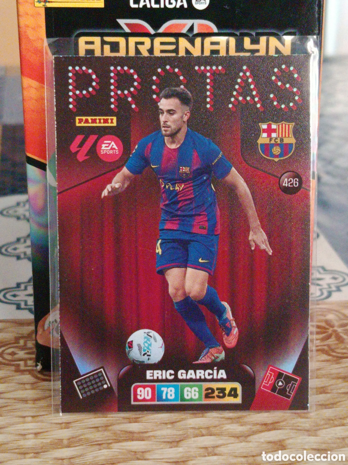 Figurine di Calcio: ERIC GARCIA FC BARCELONA BAR&Ccedil;A PROTAS N&ordm; 426 LIGA ADRENALYN 25 26 2025 2026 PANINI