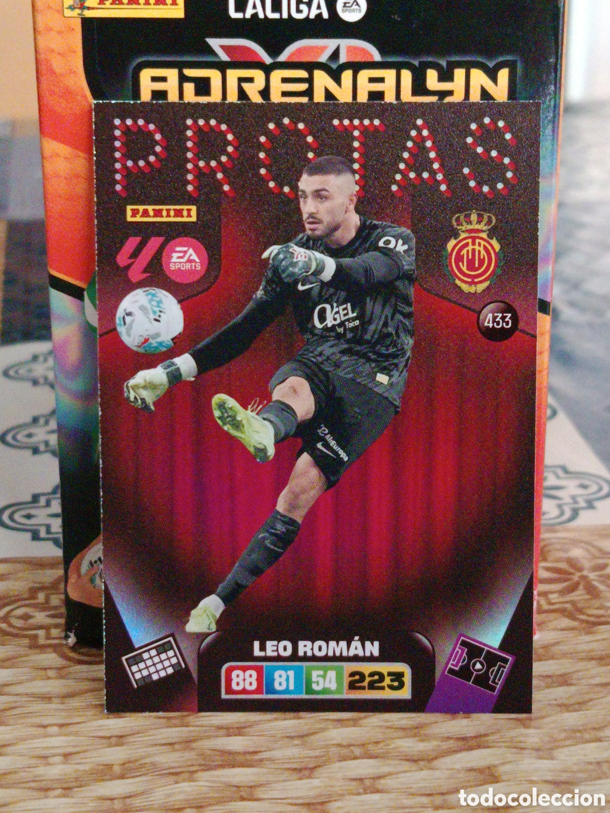 Cromos de f&uacute;tbol: LEO ROMAN MALLORCA PROTAS N&ordm; 433 LIGA ADRENALYN 25 26 2025 2026 PANINSI