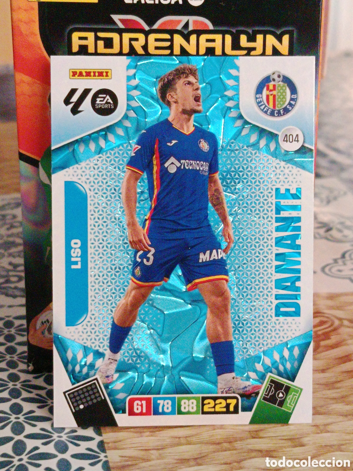 Cartes &agrave; collectionner de Football: LISO GETAFE DIAMANTE N&ordm; 404 LIGA ADRENALYN 25 26 2025 2026 PANINI
