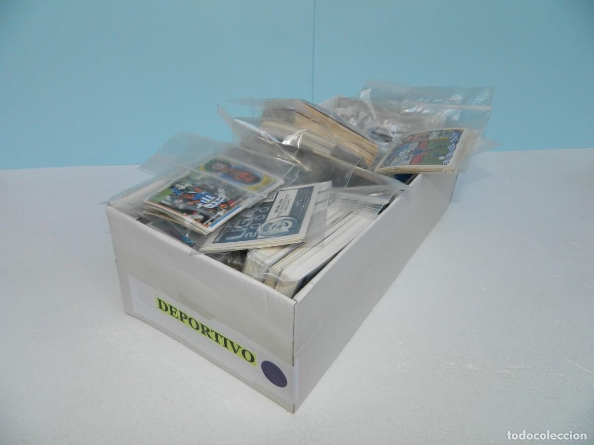 Cromos de f&uacute;tbol: CAJA CON MAS DE 400 CROMOS DEL DEPORTIVO DE LA CORU&Ntilde;A - SIN REPETIDOS-