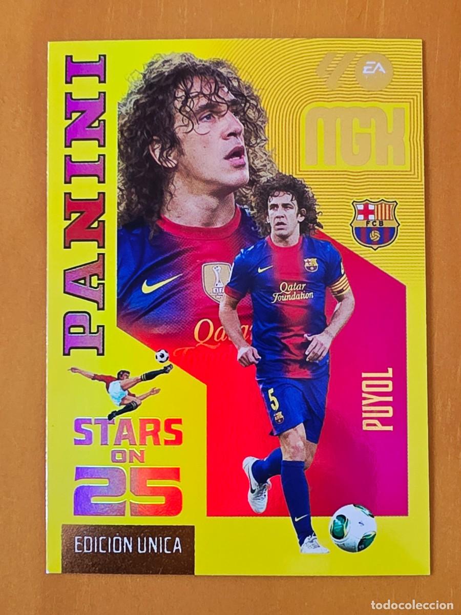 Fu&szlig;ball-Sticker: 429 Carles Puyol, FC Barcelona, Stars on 25, Edici&oacute;n &Uacute;nica, Panini Megacracks MGK 2026 2027 26 27