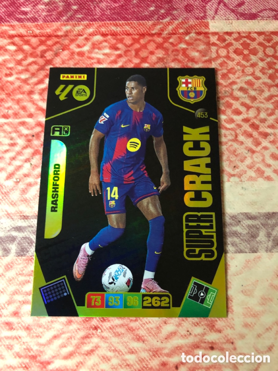 Figurine di Calcio: ADRENALYN XL 2025-2026 25-26 &ndash; Marcus Rashford FC Barcelona SUPERCRACK N&ordm; 453