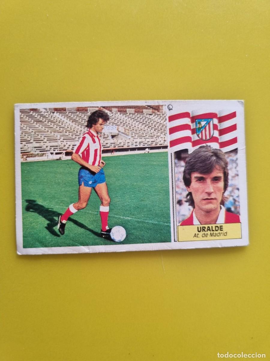 Figurine di Calcio: CROMO DE FUTBOL LIGA ESTE 86 87 1986 1987 URALDE DESPEGADO ATL DE MADRID FICHAJES N&ordm;30 AR926