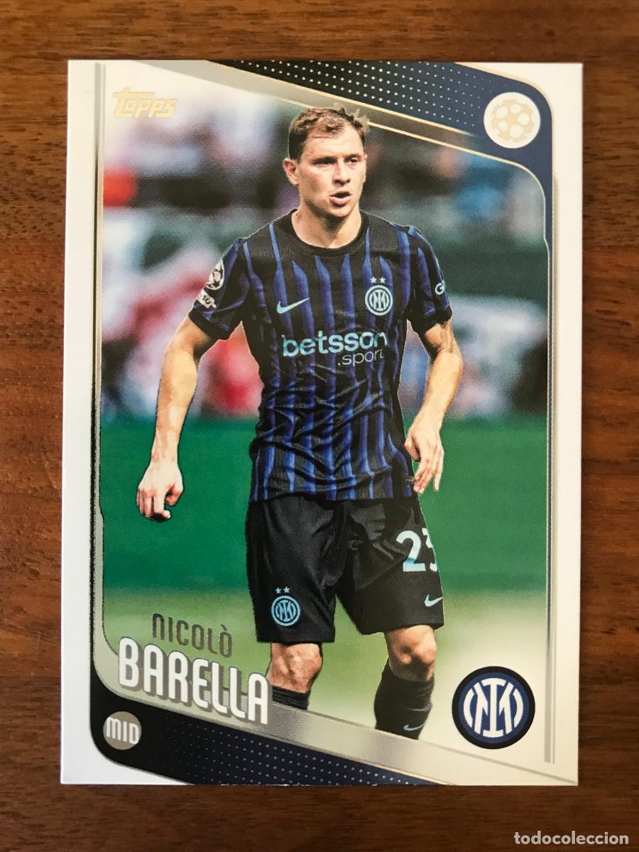 Figurine di Calcio: NICOLO BARELLA - INTER MILAN - TOPPS UEFA CLUB COMPETITIONS 2025 2026