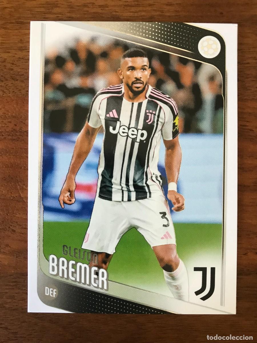 Figurine di Calcio: GLEISON BREMER - JUVENTUS - TOPPS UEFA CLUB COMPETITIONS 2025 2026