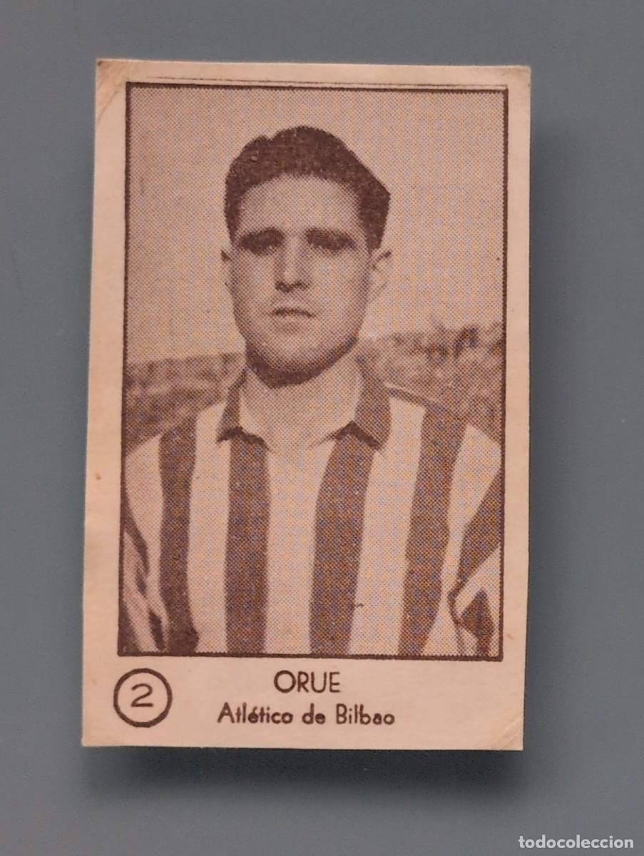 Figurine di Calcio: DIFICIL CROMO NUEVO ORUE ATHLETIC BILBAO ED ARGA CAMPEONES DEL FUTBOL 1953-1954 53/54 FUTBOL VIZCAYA