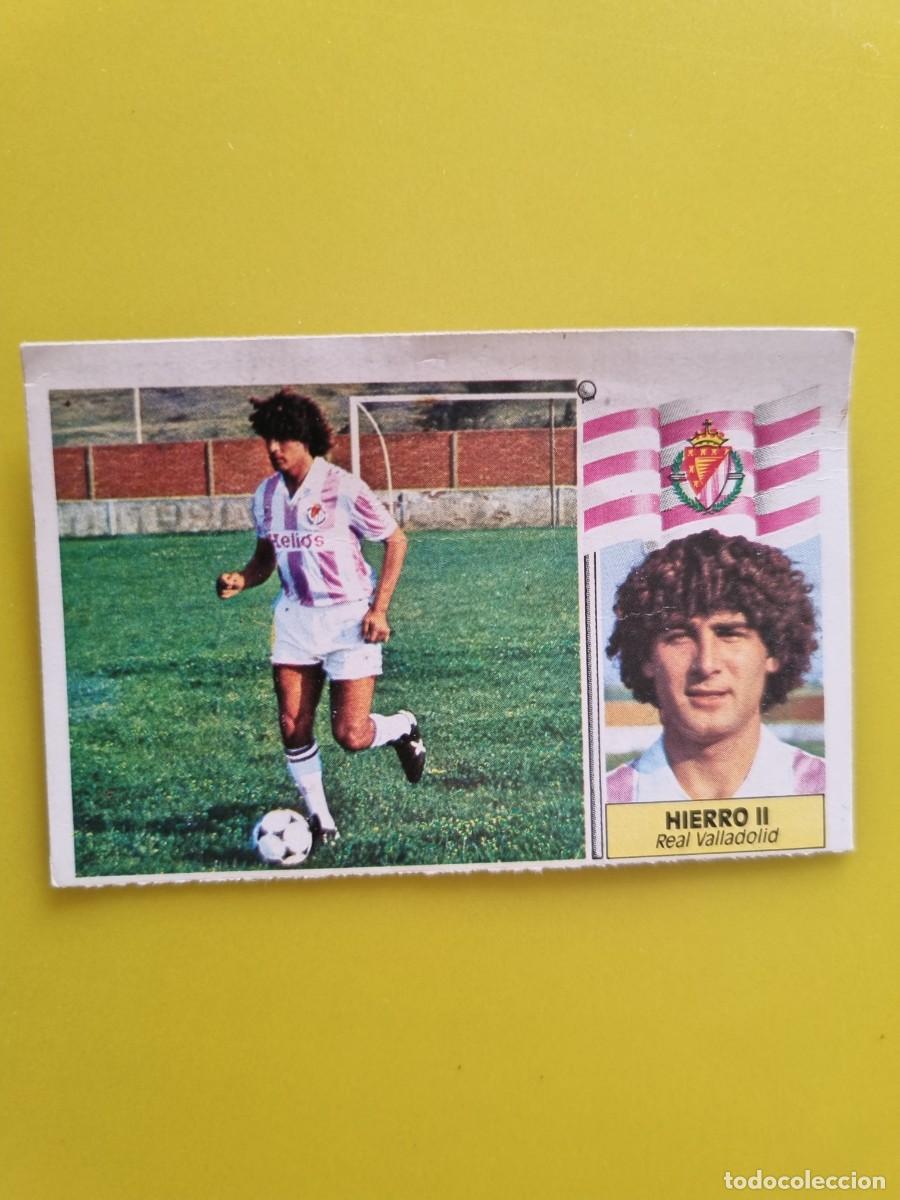 Figurine di Calcio: CROMO DE FUTBOL LIGA ESTE 86 87 1986 1987 HIERRO II DESPEGADO VALLADOLID FICHAJES N&ordm;15 AR926