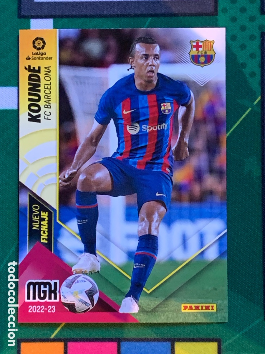 Figurine di Calcio: 461 Kound&eacute; BARCELONA NUEVO FICHAJE PANINI LIGA MEGACRACKS MGK 2022 2023 22 23