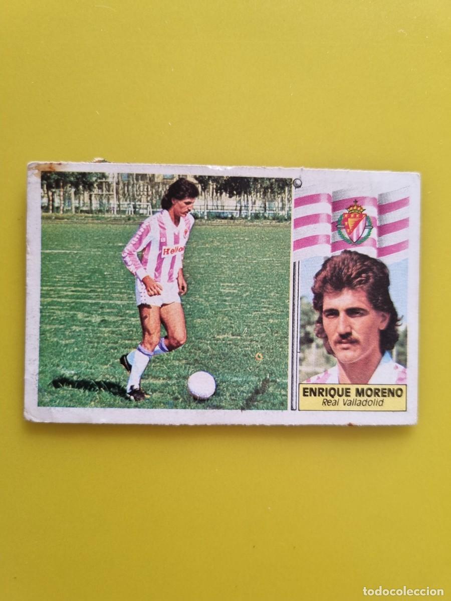 Figurine di Calcio: CROMO DE FUTBOL LIGA ESTE 86 87 1986 1987 ENRIQUE MORENO DESPEGADO VALLADOLID FICHAJES N&ordm;8 AR926