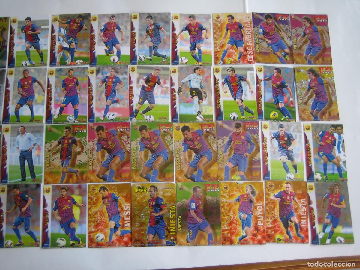 Cromos de f&uacute;tbol: LIGA 2013 - CFB - LOTE DE 44 FICHAS - BUEN ESTADO