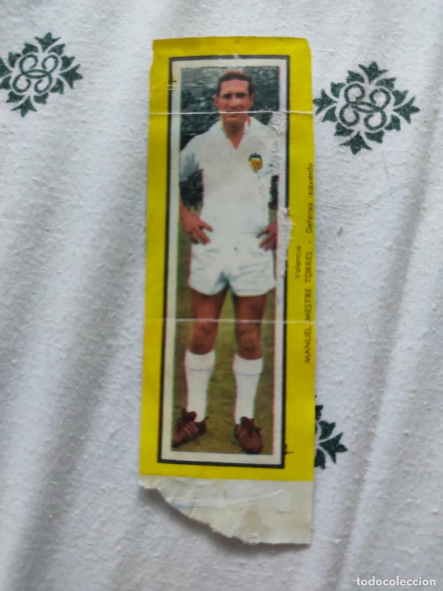 Cromos de f&uacute;tbol: Cromo Chicles May. Manuel Mestre. Valencia - Foto 1