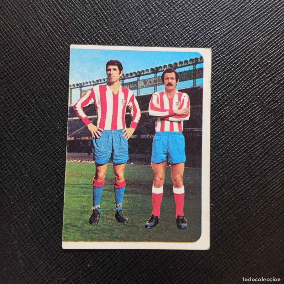 Fu&szlig;ball-Sticker: 12 SALCEDO ALBERTO AT MADRID RUIZ ROMERO 1975 1976 FUTBOL CROMO 75 76 - SIN PEGAR - A70 PG181