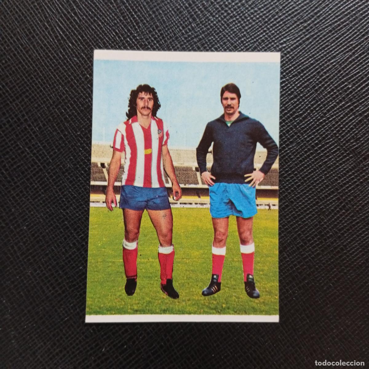Cromos de f&uacute;tbol: 14 PACHECO AYALA AT MADRID RUIZ ROMERO 1975 1976 FUTBOL CROMO 75 76 - SIN PEGAR - A70 PG181