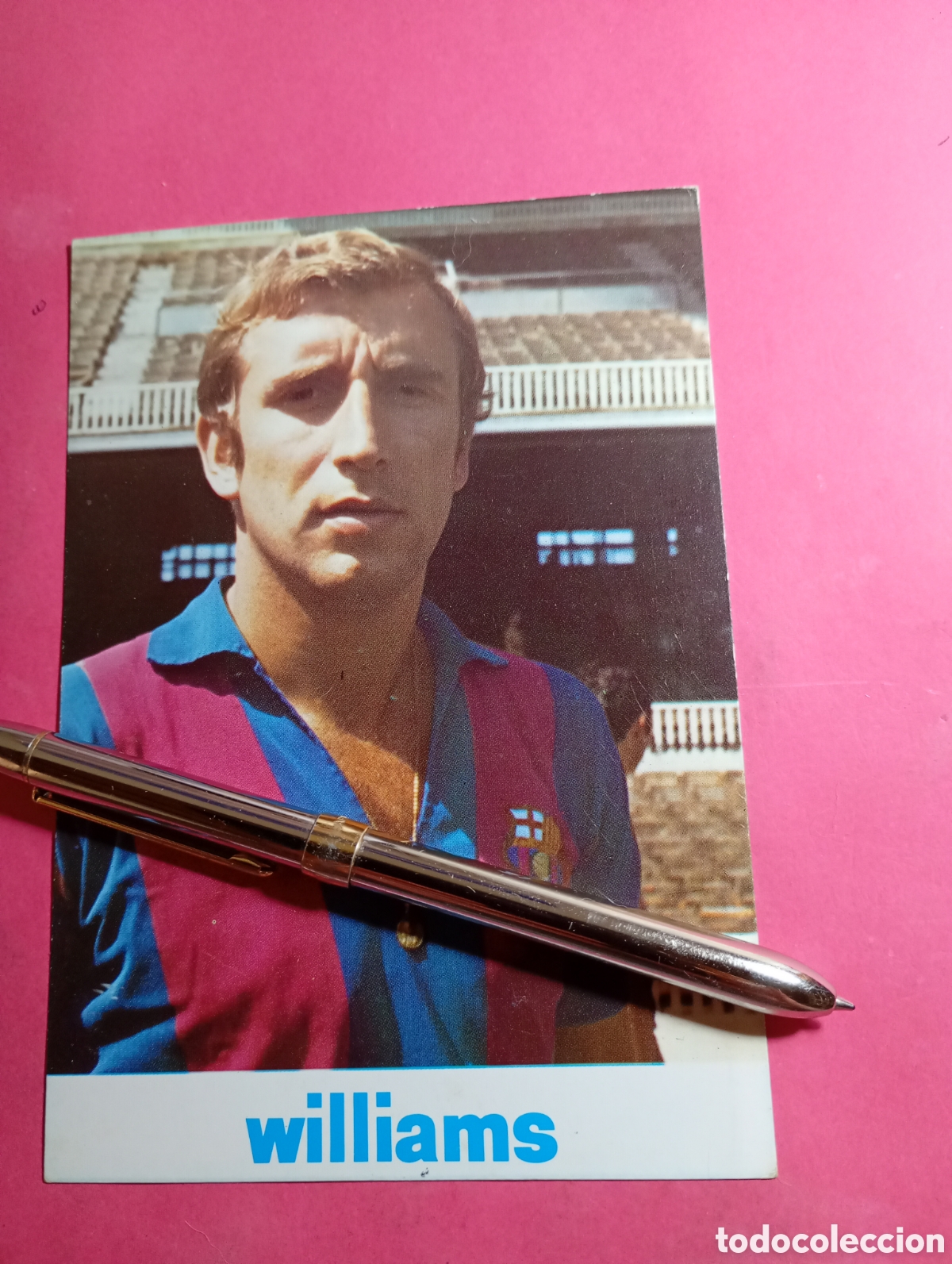 Cromos de Futebol: BARCELONA C. REIXACH CERD&Agrave; CCROMO PUBLICIDAD DESODORANTE WILLIAMS