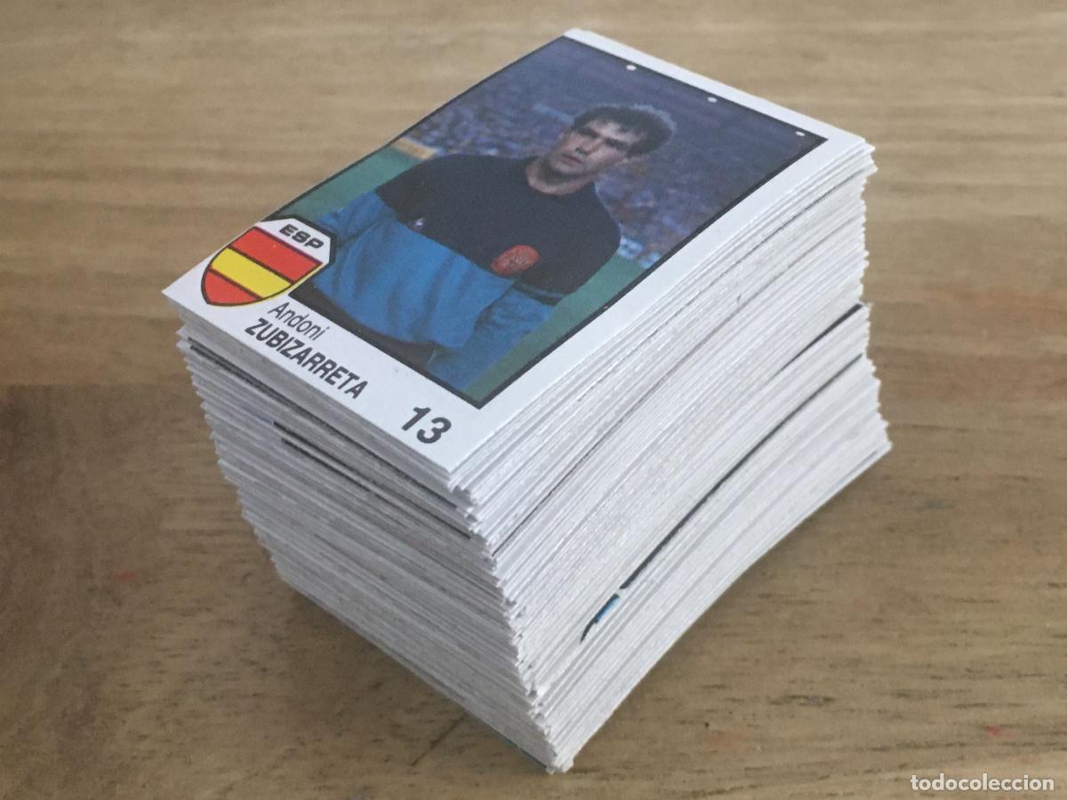 Cromos de f&uacute;tbol: mexico 86 cromos barna lote 144 cromos diferentes sin pegar nuevos de sobre
