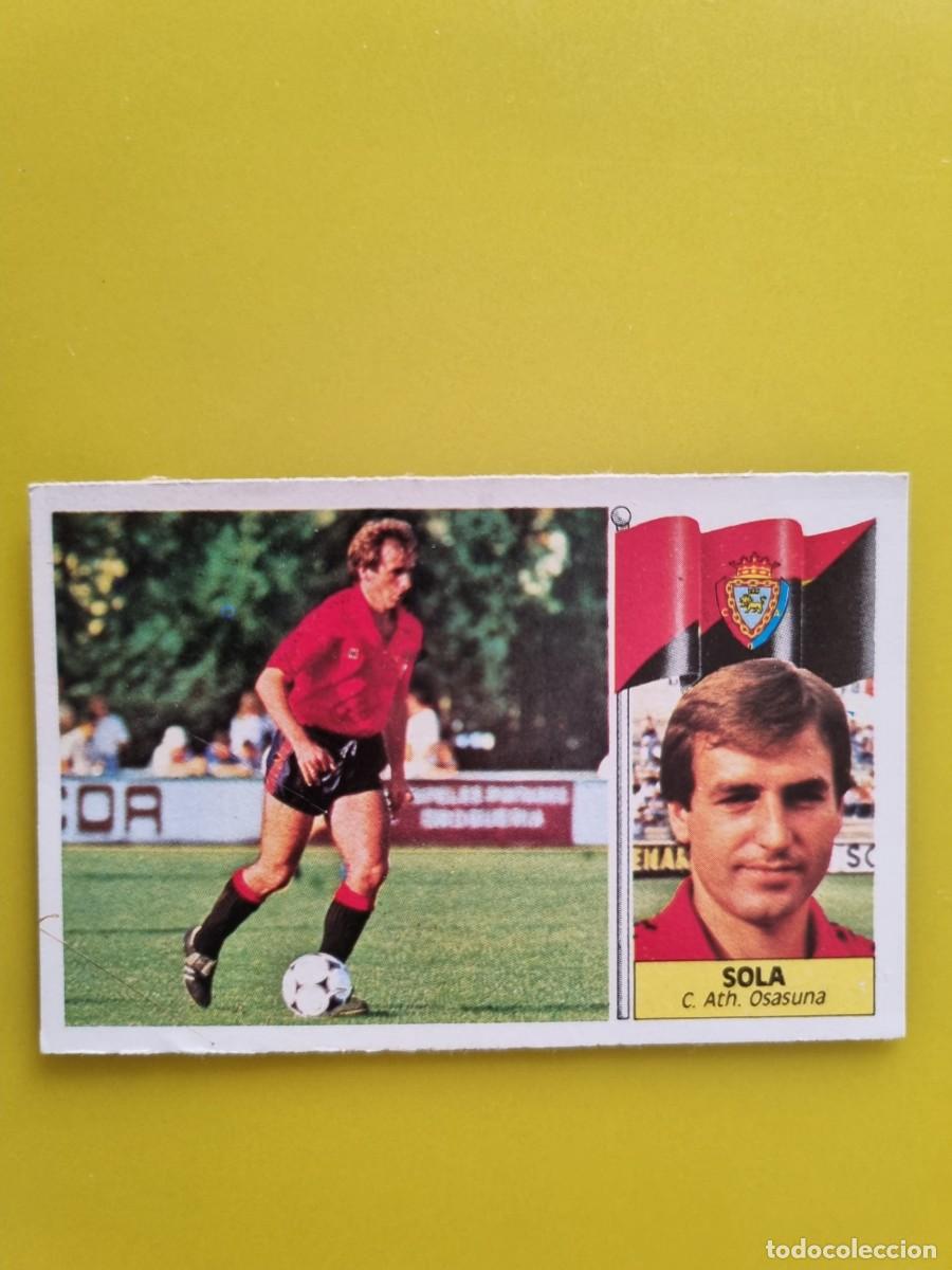 Fu&szlig;ball-Sticker: CROMO DE FUTBOL LIGA ESTE 86 87 1986 1987 SOLA DESPEGADO OSASUNA AR926