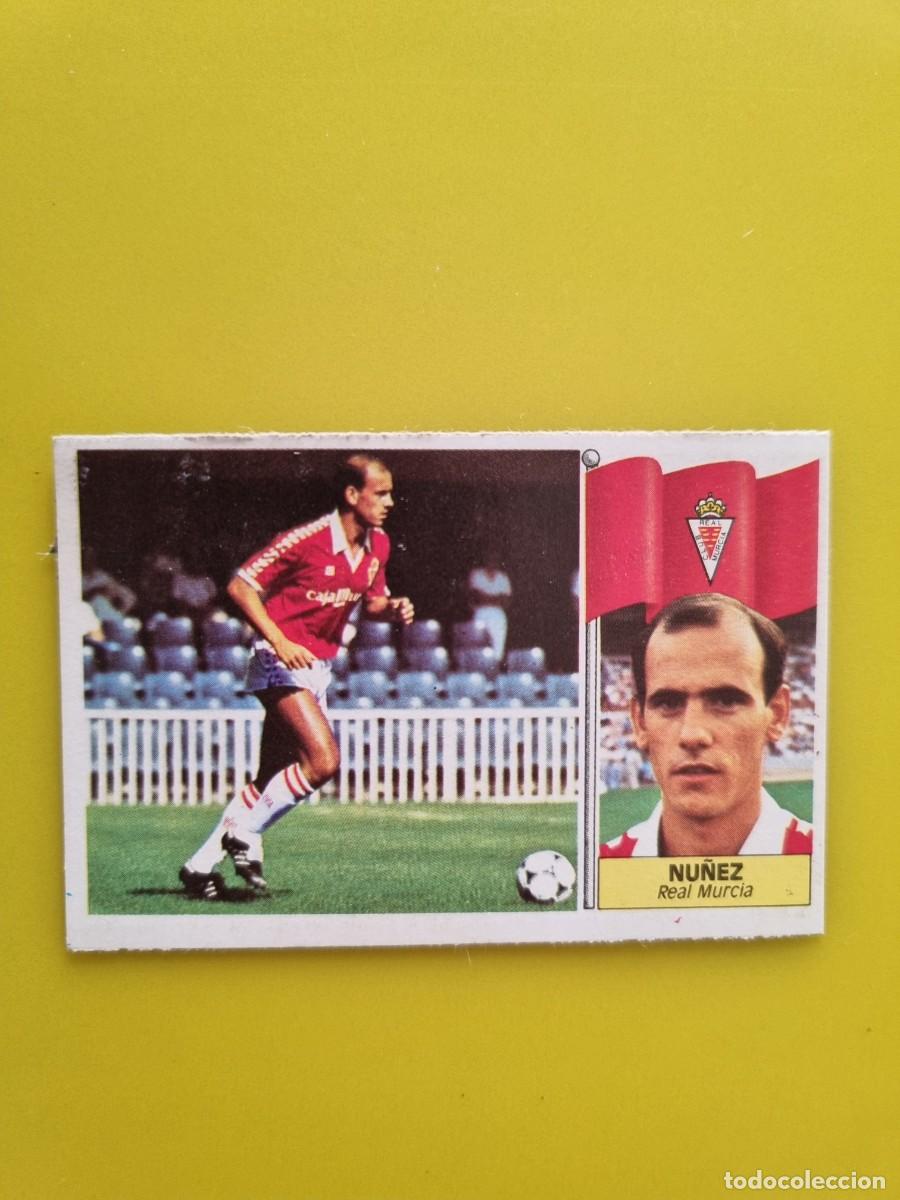 Cartes &agrave; collectionner de Football: CROMO DE FUTBOL LIGA ESTE 86 87 1986 1987 NU&Ntilde;EZ DESPEGADO REAL MURCIA AR926