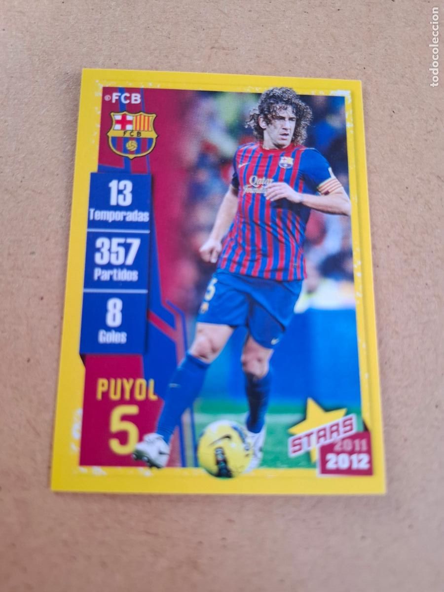 Fu&szlig;ball-Sticker: COLECCI&Oacute;N OFICIAL FC. BARCELONA 2011 2012 - PANINI - 47 PUYOL (CP4)