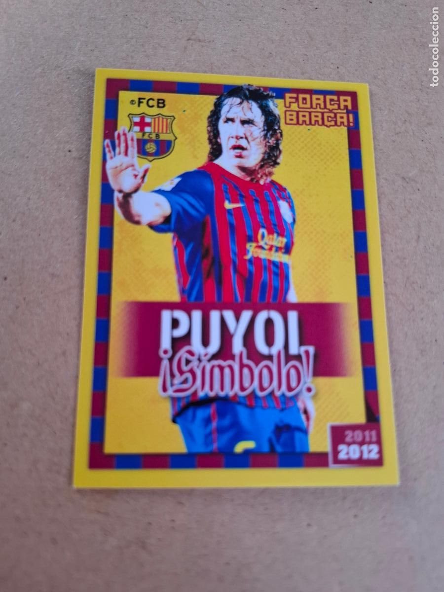 Fu&szlig;ball-Sticker: COLECCI&Oacute;N OFICIAL FC. BARCELONA 2011 2012 - PANINI - 48 PUYOL (CP4)