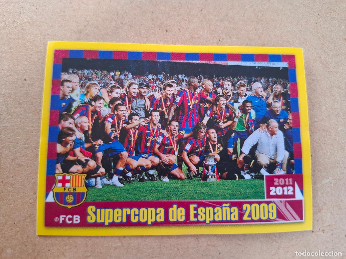 Cromos de f&uacute;tbol: COLECCI&Oacute;N OFICIAL FC. BARCELONA 2011 2012 - PANINI - 101 MESSI - SUPERCOPA DE ESPA&Ntilde;A 2009 (CP4)
