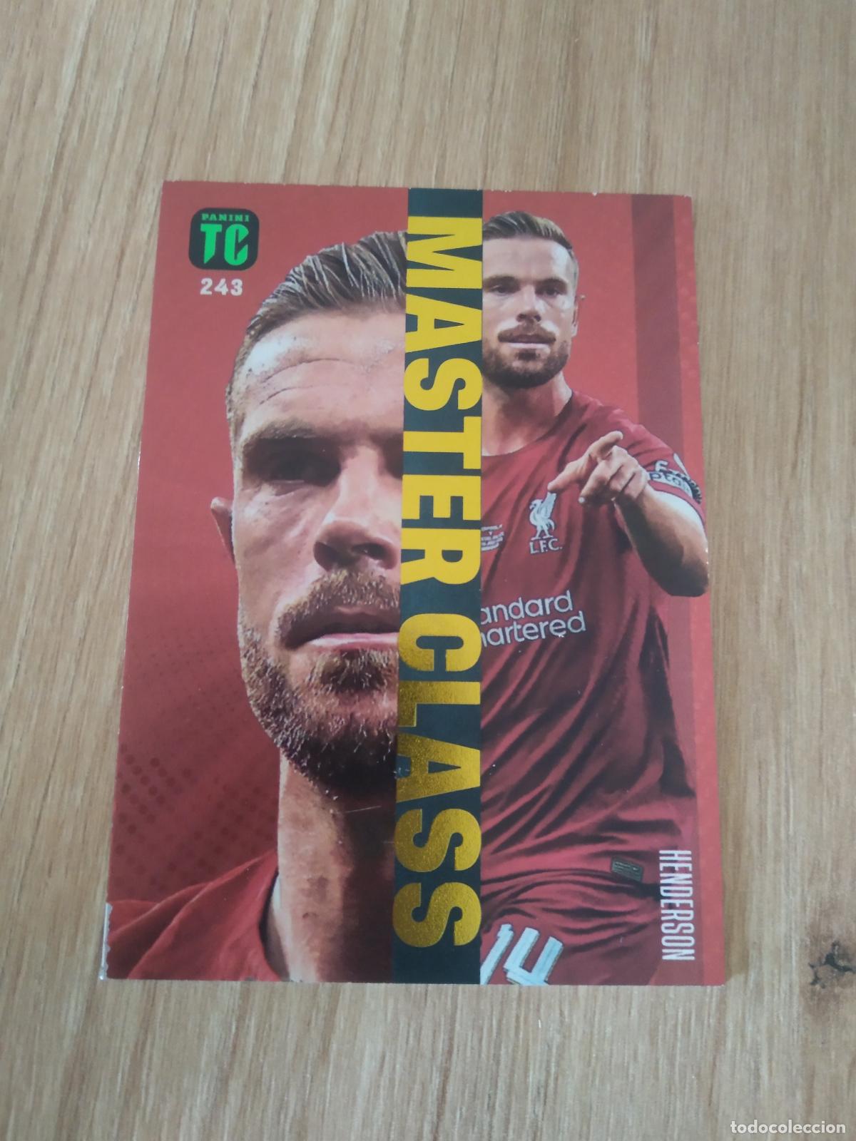 Cromos de f&uacute;tbol: 243 HENDERSON LIVERPOOL CROMO TARJETA FUTBOL PANINI TOP CLASS 2023