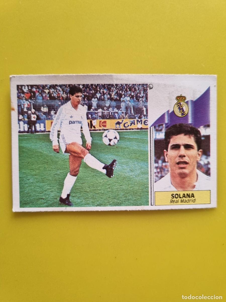 Figurine di Calcio: CROMO DE FUTBOL LIGA ESTE 86 87 1986 1987 SOLANA DESPEGADO REAL MADRID AR926