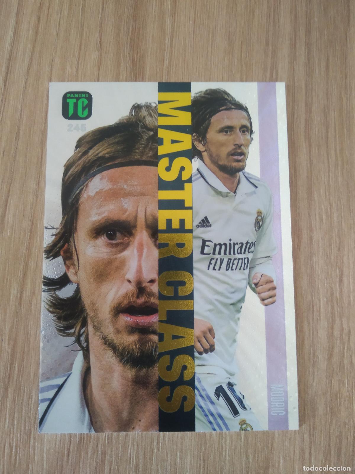 Figurine di Calcio: 245 MODRIC REAL MADRID CROMO TARJETA FUTBOL PANINI TOP CLASS 2023