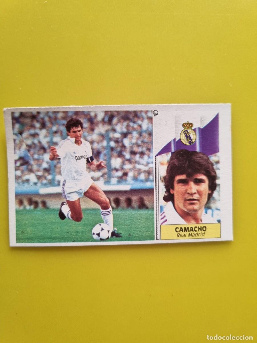Figurine di Calcio: CROMO DE FUTBOL LIGA ESTE 86 87 1986 1987 CAMACHO DESPEGADO REAL MADRID AR926
