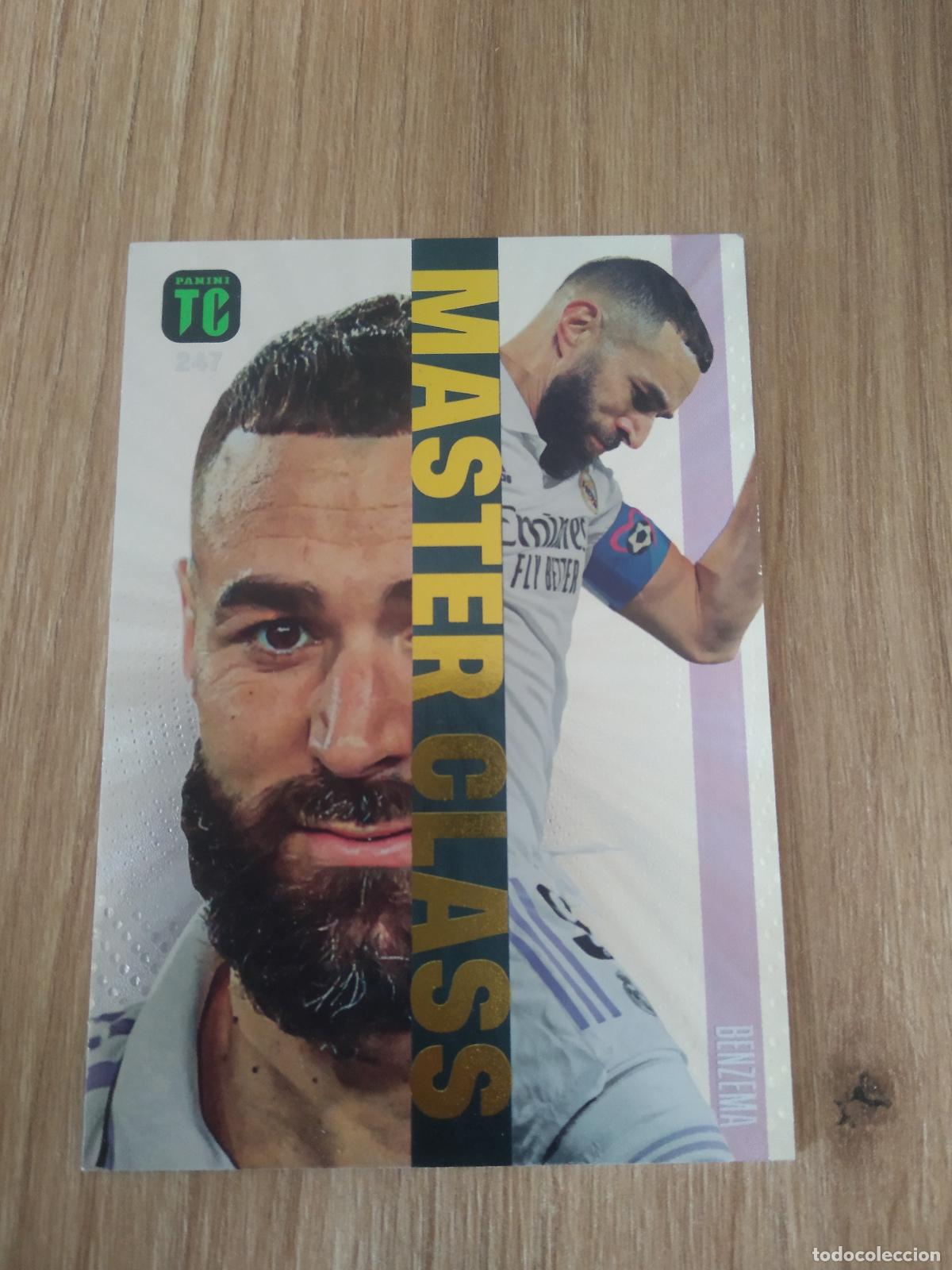 Figurine di Calcio: 247 BENZEMA REAL MADRID CROMO TARJETA FUTBOL PANINI TOP CLASS 2023
