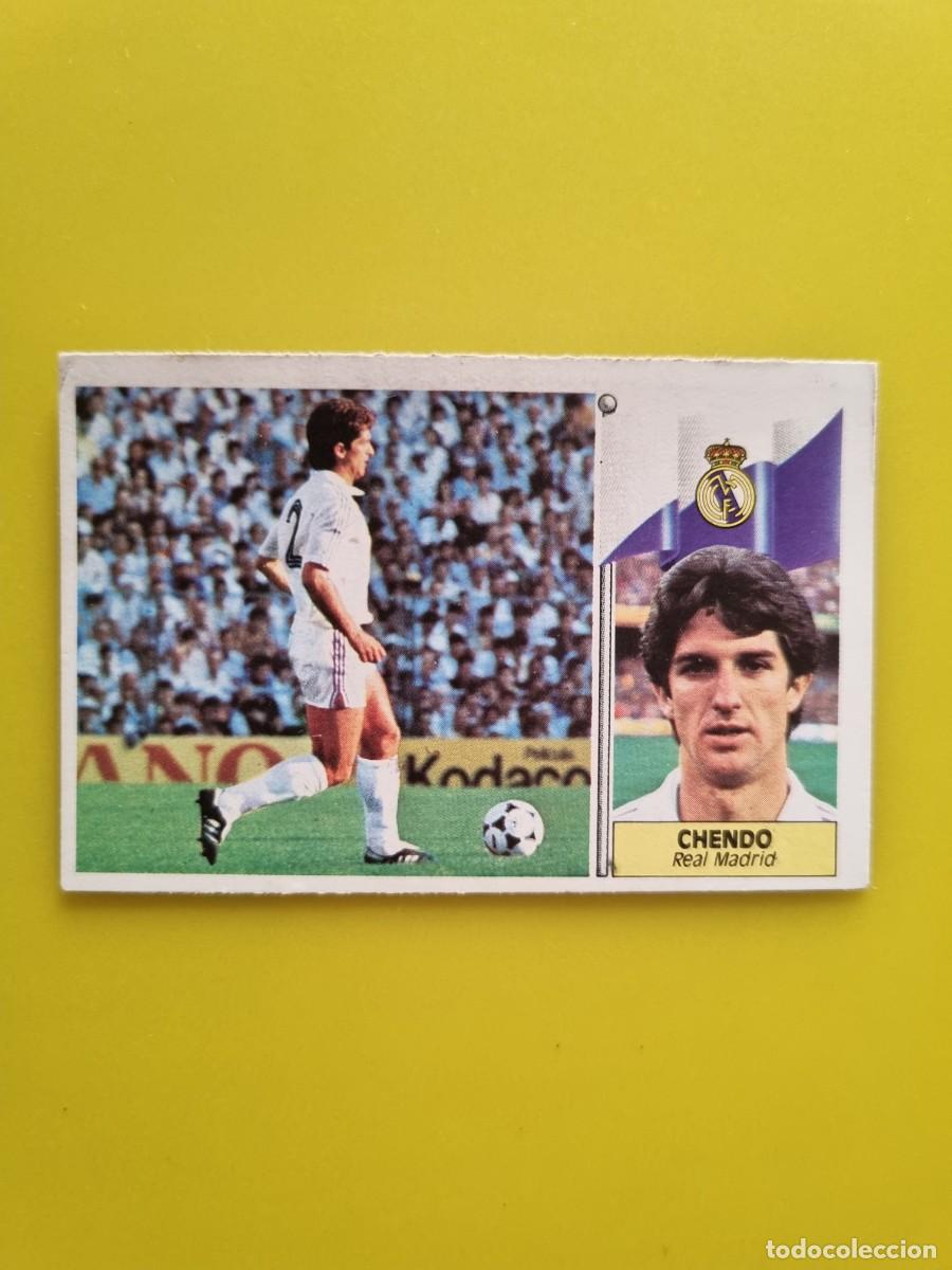 Figurine di Calcio: CROMO DE FUTBOL LIGA ESTE 86 87 1986 1987 CHENDO DESPEGADO REAL MADRID AR926
